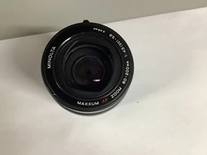 MINOLTA Maxxum AF 80-200mm F4.5-5.6 Lens for MINOLTA MAXXUM SONY ALPHA Black - Picture 1 of 4