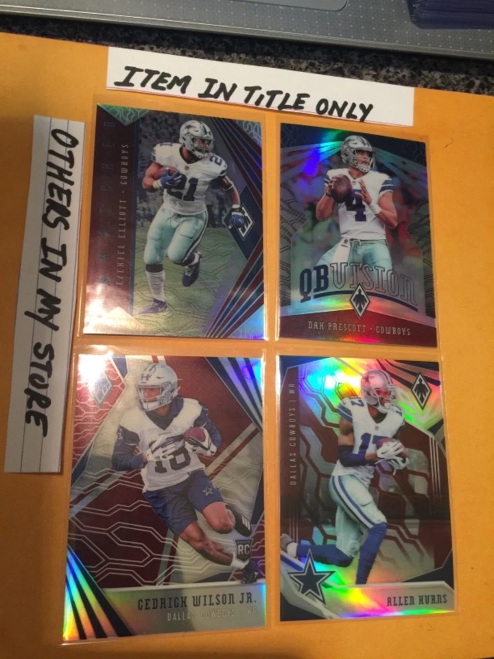 2018 phoenix refractor red rc #d/299 cedrick wilson jr cowboys  - Image 1 of 1