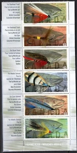 Canada Stamp Scott #1720a, 46c, Salt Water Fish Vertical Strip of 6 MNH SCV$5.50 - Picture 1 of 1