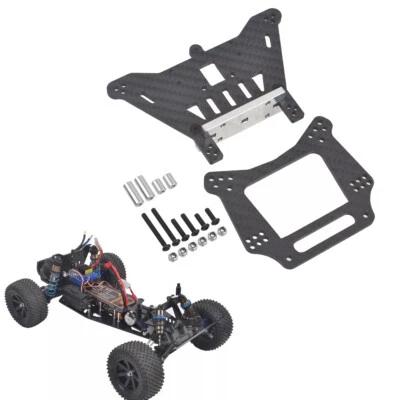 1/10 Carbon Fiber FrontRear Shock Tower Mount for Traxxas 2WD Rustler Bandit VXL - Image 1 of 4