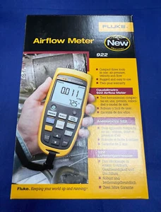 Fluke 922 HVAC Pressure Airflow Meter/Micromanometer Tester By Fedex or FedEx#L# - Picture 1 of 1