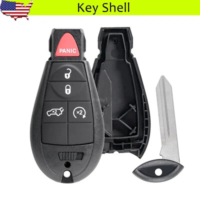 Para Jeep Grand Cherokee Dodge Durango 2011 2012 2013 mando a distancia carcasa llave Foto 1 de 4