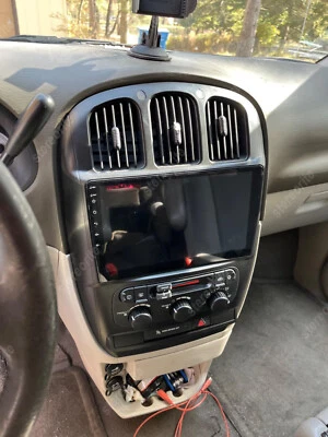 10.1" Carplay Stereo Radio For Dodge Grand Caravan 2001-2003 2004 2005 2006 2007 - Imagem 1 de 4