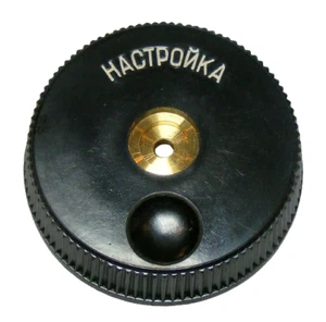 Bakelite knob for a radio receiver or for rotary capacitor axis 4mm [002] - Zdjęcie 1 z 9