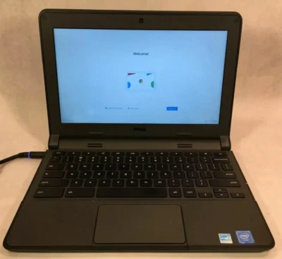 Dell Chromebook 11 3120 11.6" Intel Celeron 4GB 16GB SSD Laptop - NO CHARGER - Image 1 of 4