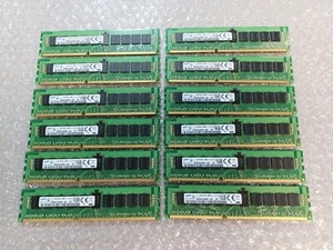LOT OF 12 SAMSUNG 8GB ECC 1RX4 PC3L-12800R M393B1G70BH0-YK0 MEMORY MODULE - Picture 1 of 2