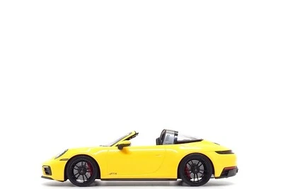 Porsche 911 Targa 4 GTS (992) Minichamps 1:18 em amarelo corrida - Imagem 1 de 4