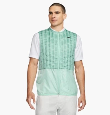 Nike Mens Golf Therma Fit Repel Full Zip Vest DX6078-346 Jade Ice SMALL NWT $200 - Image 1 of 4