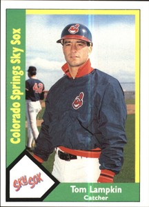 1990 Colorado Springs Sky Sox CMC #12 Tom Lampkin