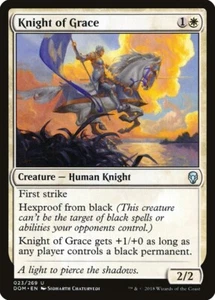 MTG Magic DOM Dominaria - 1x EN EX 023 U Knight of Grace - Picture 1 of 1