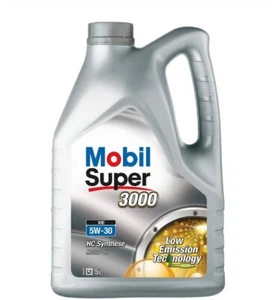 Olio motore 5 l Mobil Super 3000 XE 5W30 per Ford 917-A ACEA C3 API SM VW Full Synth. - Foto 1 di 3