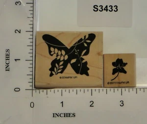 Stampin' Up! Holzblock Stempel Lot Frühling Ostern Schmetterling Blume Hase Ei Küken - Bild 1 von 4