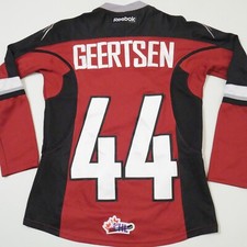 VANCOUVER GIANTS WHL REEBOK PREMIER HOCKEY JERSEY Geertsen Sewn Autograph