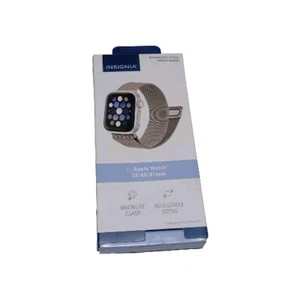 Insignia™ - Edelstahl Mesh Band für Apple Watch 38/40/41mm SE und 42mm - OB - Bild 1 von 2