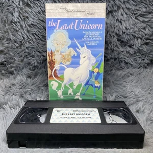 The Last Unicorn VHS 1994 Angela Lansbury Jeff Bridges Mia Farrow 90’s Anime - Picture 1 of 8