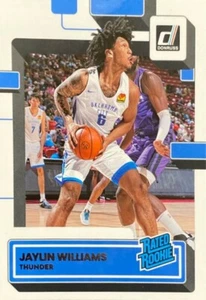 2022 Donruss Rated Rookies#241 Jaylin Williams - Picture 1 of 2