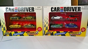 Road Champs CAR and DRIVER SHOCK RACERS lot 8 Cars- viper Mustang - Picture 1 of 6