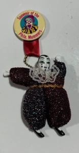 MUMMERS PARADE CLOWN PORCELEIN DOLL 4 INCH NEW/MINT - Picture 1 of 1