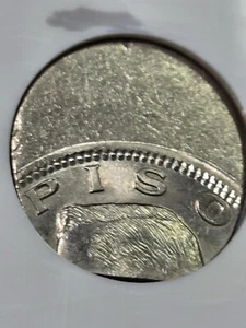 RARE NGC MS66 1972 Philippines Piso Mint Error Struck On US 5 Cent Planchet!!! - Picture 1 of 4