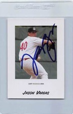 2004 Just #84 Jason Vargas Jammers Signed Auto *G9481