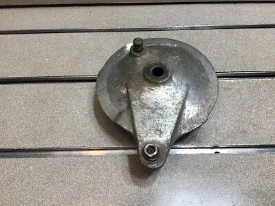 Yamaha JT1, JT2, mini enduro, panel de freno, conjunto de placa de respaldo de freno trasero Foto 1 de 3