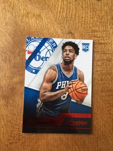 2015/16 PRESTIGE BASKETBALL JAHLIL OKAFOR ROOKIE RED BONUS SHOTS 120/199