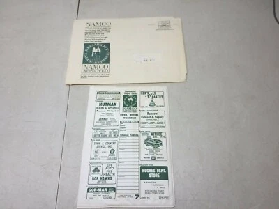 NAMCO Vintage Telephone Book Cover Owen Withee Colby Abbotsford Wisconsin  - Image 1 of 4