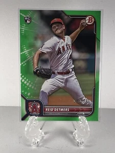 Bowman Baseball 2022 #44 Reid Detmers verde lima/399 Angels radiocontrol novato SP - Imagen 1 de 2