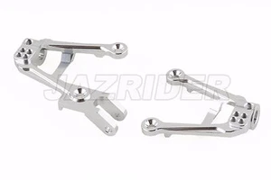 Jazrider Aluminum Front Shock Damper Tower Mount Hoops(Silver)For Axial SCX10 II - Picture 1 of 1