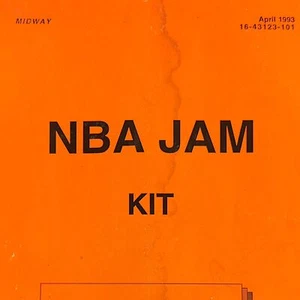 Midway NBA Jam KIT Arcade Video Game Manual Schematics ORIGINAL - Picture 1 of 3