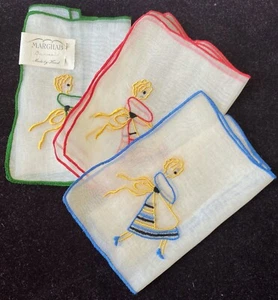 6 Vintage Marghab Madeira Organdy Cocktail Servietten "Barmaid" Neu im Karton WW620 - Bild 1 von 3