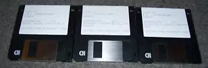 NUOVO vecchio stock originale Atari PC 386 utilità computer dischi FRENCH HD 1,44 MB - Foto 1 di 1