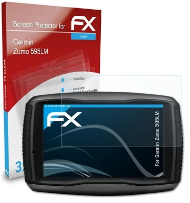 atFoliX 3x Pellicola Protettiva per Garmin Zumo 595LM chiaro - Immagine 1 di 4