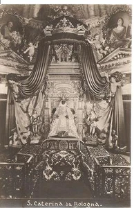 S. CATERINA DA BOLOGNA ( 2 ).......cartoncino ( retro bianco !!!!!! ) - Foto 1 di 1