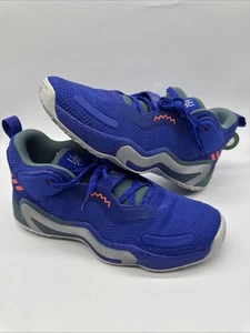 Adidas D.O.N. Issue 3 Men Athletic Sneaker Basketball Shoe Blue Trainer 11.5 - Picture 1 of 13