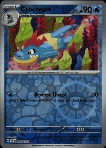 Croconaw Reverse Holo Common SV05: Temporal Forces 040/162 NM - Picture 1 of 2