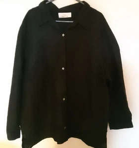 Ann Harvey Size 20 Black Blouse - Picture 1 of 4