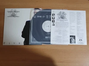 George Michael And Queen - Five Live 1993 Korea Vinyl LP Insert - Picture 1 of 8