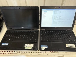 lot of 2 dell latitude e7240 laptop i7 4th gen no ram no hdd no battery - Picture 1 of 3