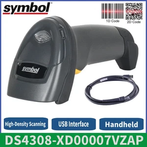 Symbol DS4308-XD00007VZAP High Density 2D Handheld Barcode Scanner W/ USB Cable - Picture 1 of 9