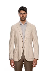 $2290 BELVEST Beige 100% Cashmere Jacket Blazer 40 US / 50 EU Drop 8R - Picture 1 of 7