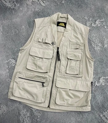 Vintage Camel Trophy Adventure Wear Multi Pockets Vest Men's Gilet Size M - Image 1 of 4