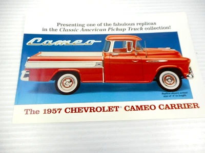 BROCHURE ONLY Danbury Mint 1957 Chevrolet Cameo Carrier. #2 - Image 1 of 2