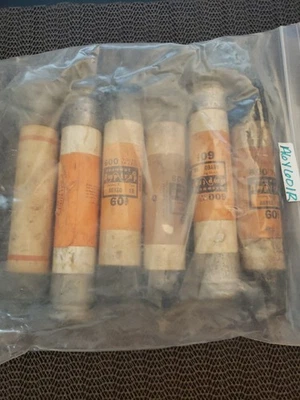 6 NEW FERRAZ SHAWMUT A6Y60-1 FUSES A6Y60 - Image 1 of 4