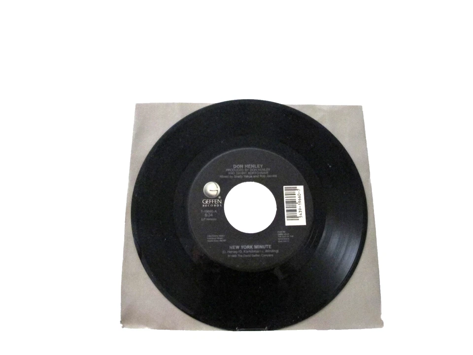 45 RECORD - DON HENLEY - NEW YORK MINUTE Foto 1 de 1