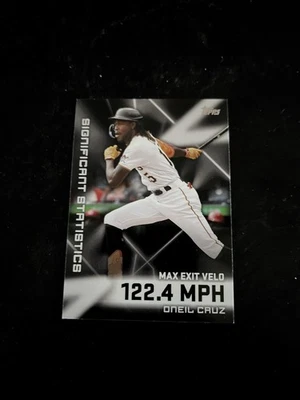 Oneil Cruz Significant Statistics 2023 Topps Series 2 Card #8 Pittsburgh Pirates - Image 1 of 2