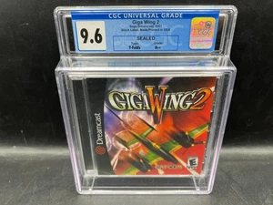Giga Wing 2 Sega Dreamcast CGC 9.6 A++ FACTORY SEALED ULTRA RARE WATA VGA - Picture 1 of 6