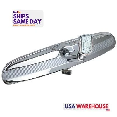 Trans-Dapt 6975, One Day / Night Mirror Plastic Chrome Performance Racing Parts - Image 1 of 4
