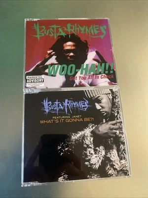 Busta Rhymes Woo-Hah!! (Got You All In Check) What’s It Gonna Be 2 Import CD LOT — 第 1/4 张图片