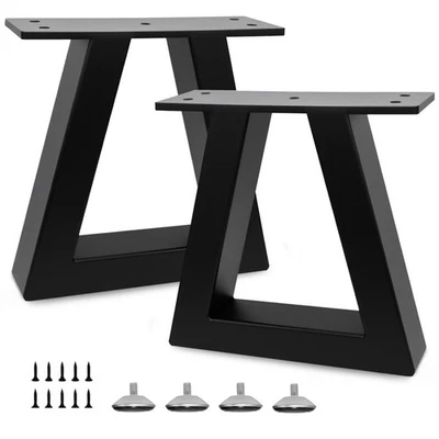 Patas de mesa de metal trapezoidal de 8 pulgadas patas de muebles de acero de alta resistencia para sofá hágalo usted mismo... Foto 1 de 4
